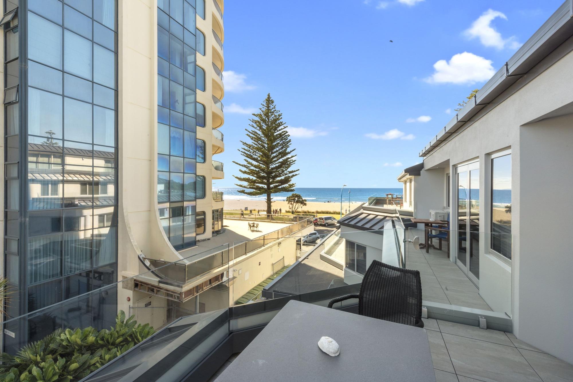 מאונט מאונגאנוי Pavilion Beachfront Apartments מראה חיצוני תמונה
