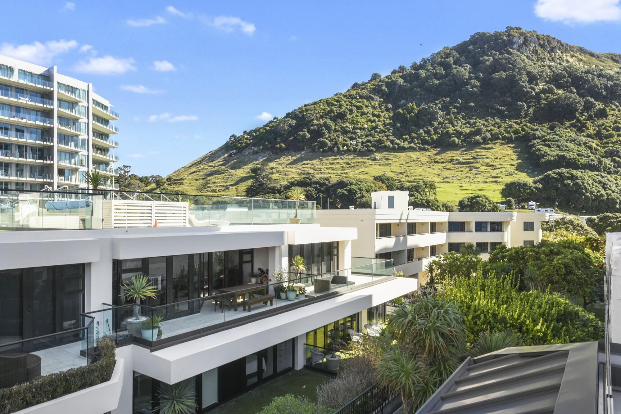מאונט מאונגאנוי Pavilion Beachfront Apartments מראה חיצוני תמונה