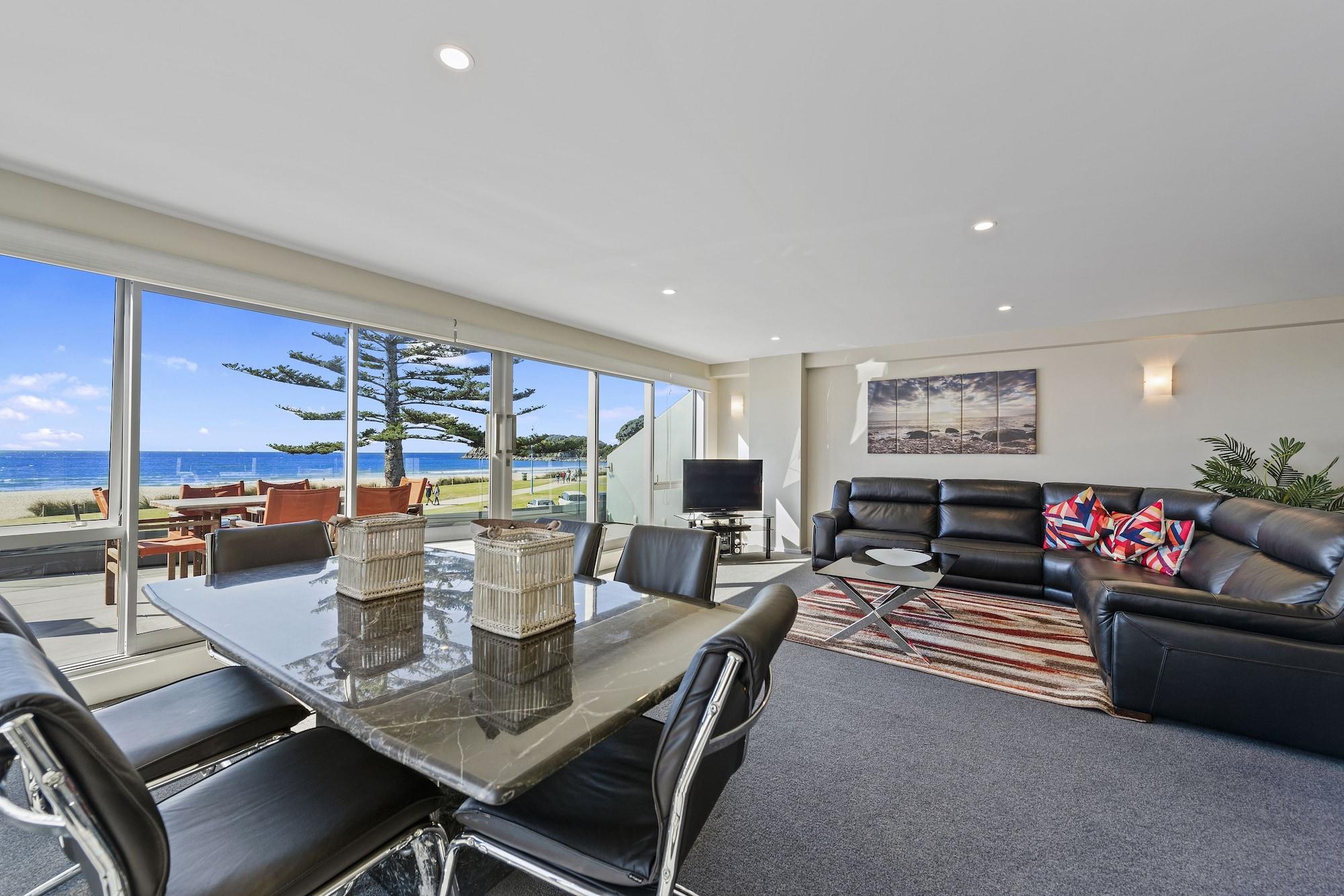 מאונט מאונגאנוי Pavilion Beachfront Apartments מראה חיצוני תמונה