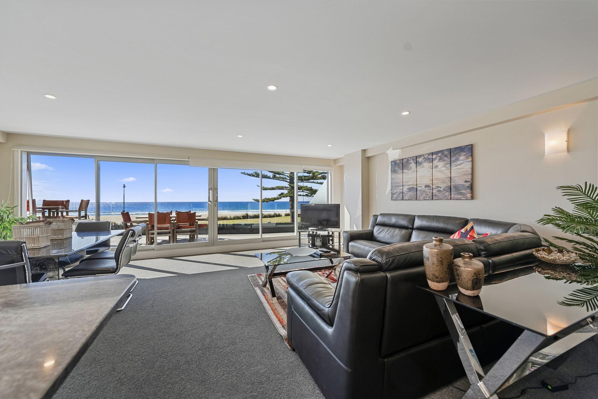 מאונט מאונגאנוי Pavilion Beachfront Apartments מראה חיצוני תמונה
